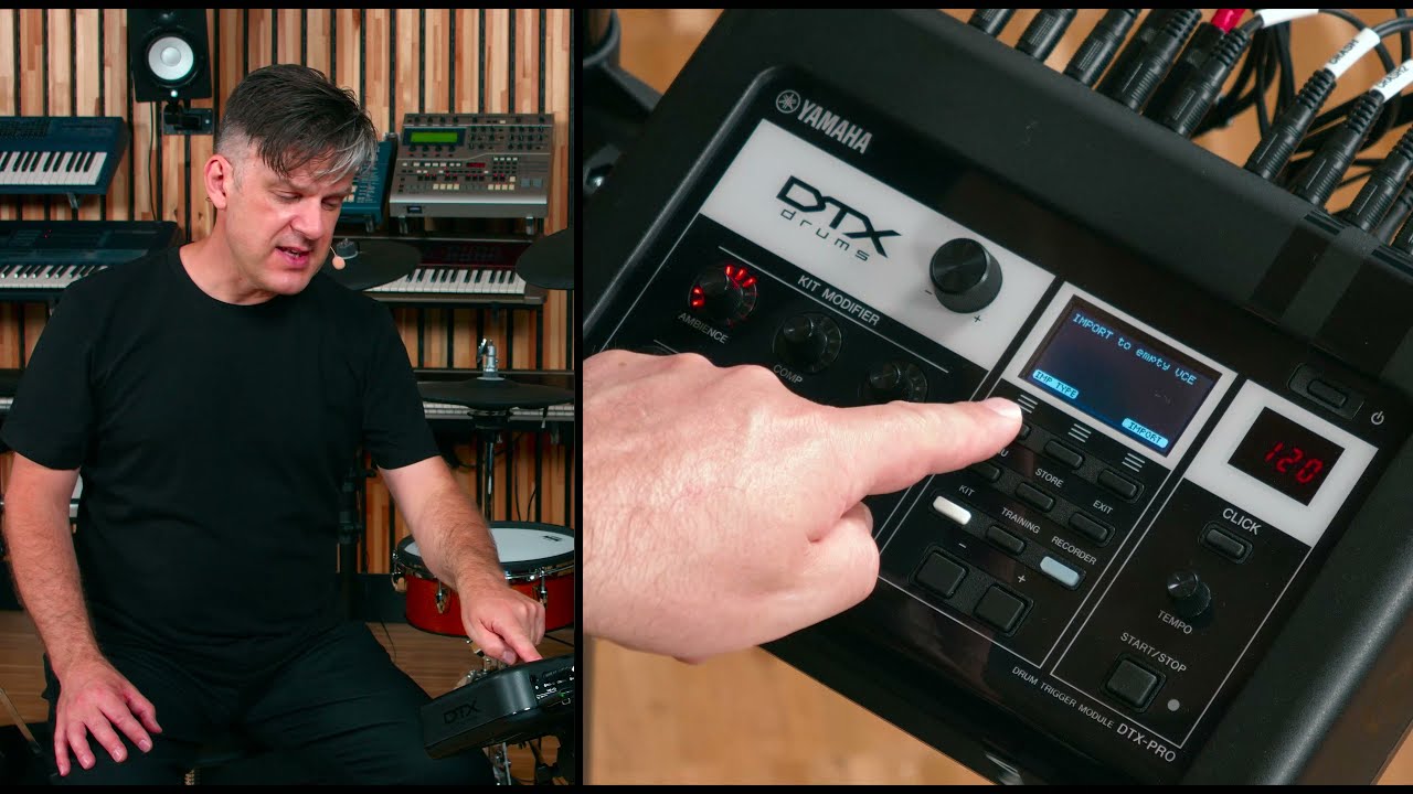 Yamaha | DTX6, DTX8, DTX-PRO | Импорт нескольких сэмплов