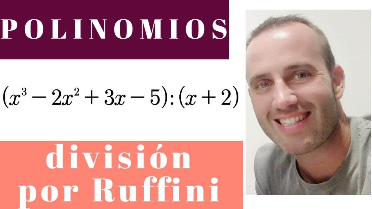 División POLINOMIOS por RUFFINI