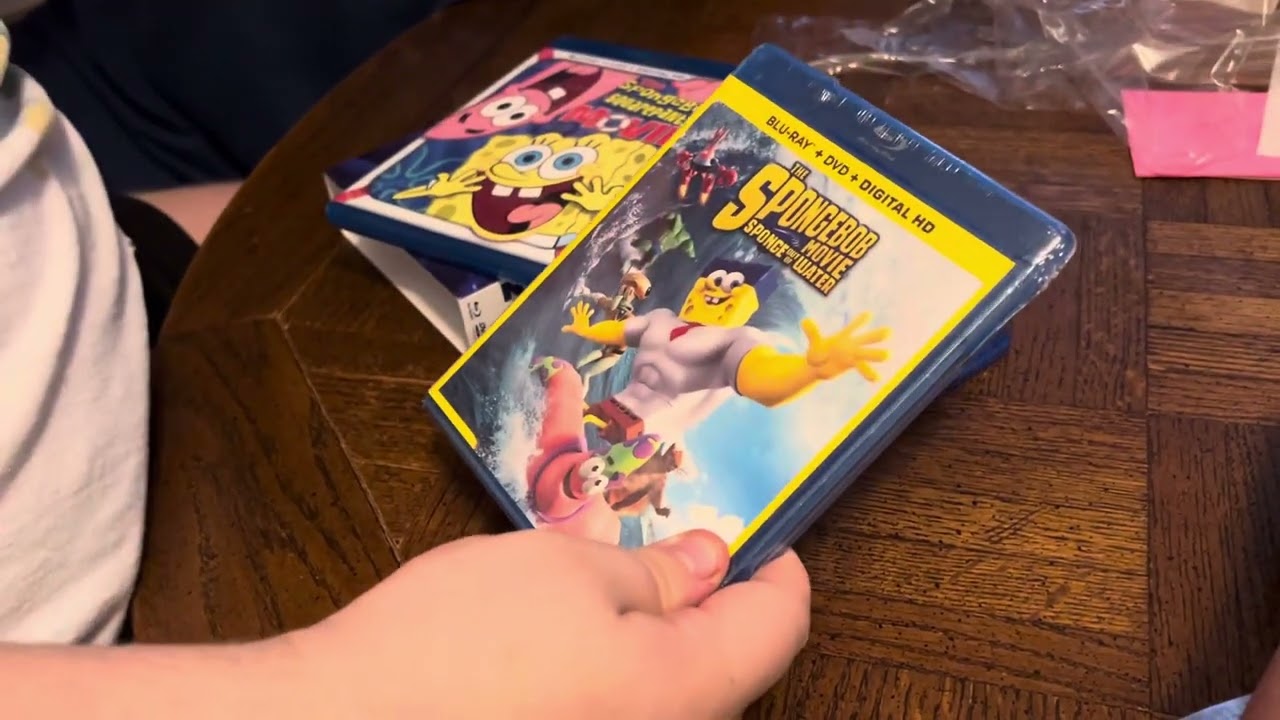 The SpongeBob 3-Movie Collection Blu-ray Unboxing