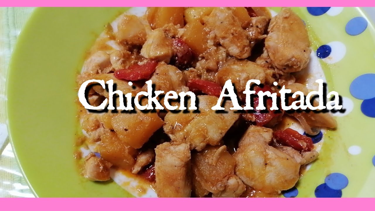 Chicken Aftritada With Kamote/my own version