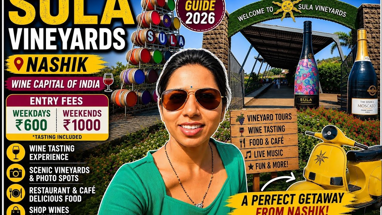 India's Most Beautiful Wine Destination😍| Sula Vineyard Nashik Complete Guide| Wine Capital of India