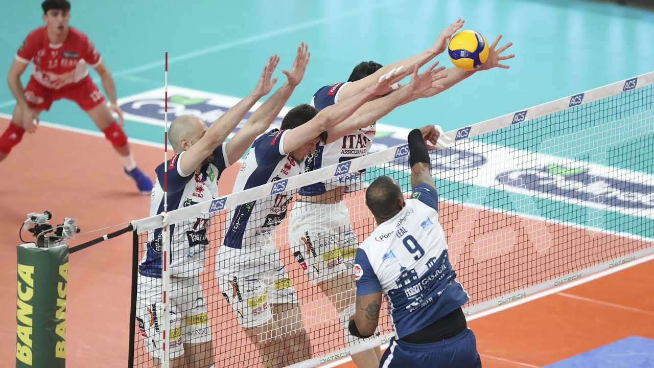 Top 40 Monster Volleyball Blocks | Italian Superlega Semifinal