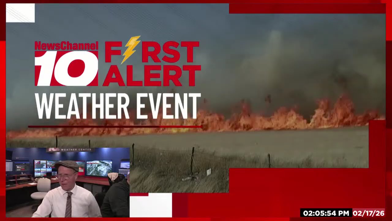 LIVESTREAM Feb. 17, 2026: Grass fires in Hartley, Beaver, Armstrong Counties, the TX/OK Panhandles
