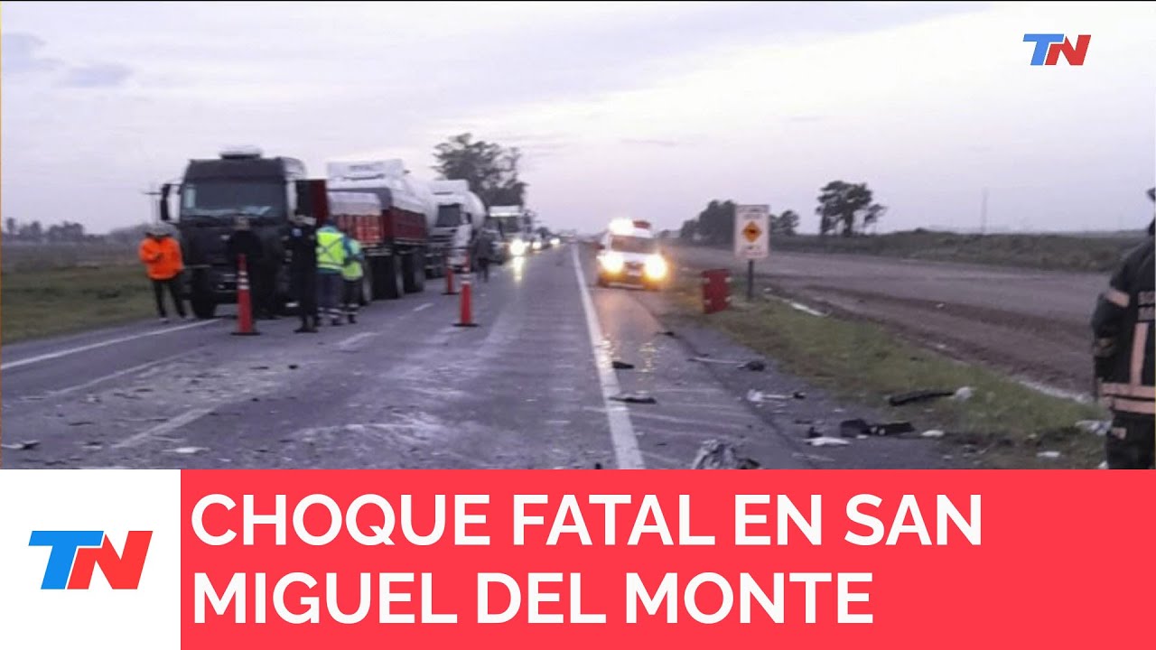 Tragedia en San Miguel del Monte: 3 personas murieron en un choque frontal entre un micro y un auto