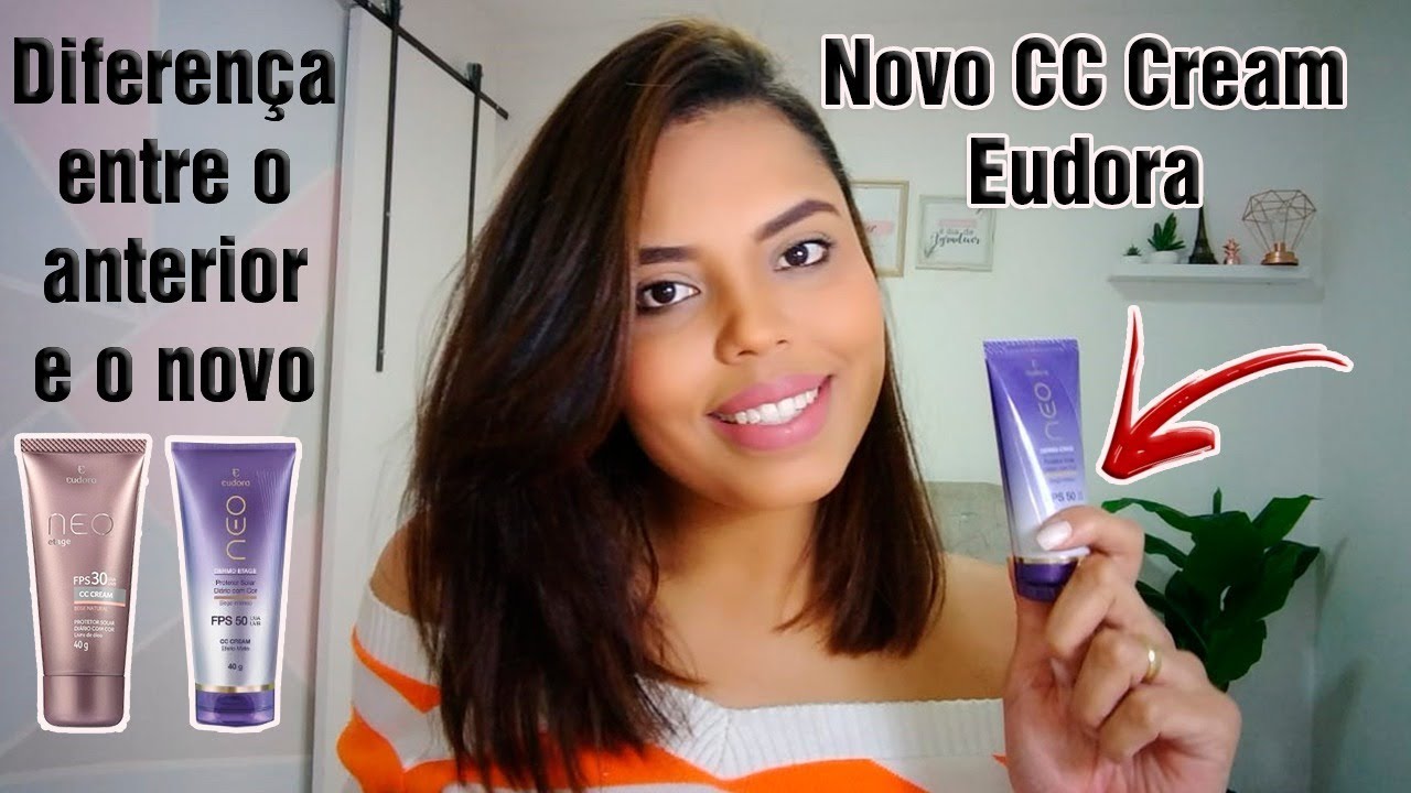 Novo CC Cream Eudora - Resenha - por Denise Monteiro