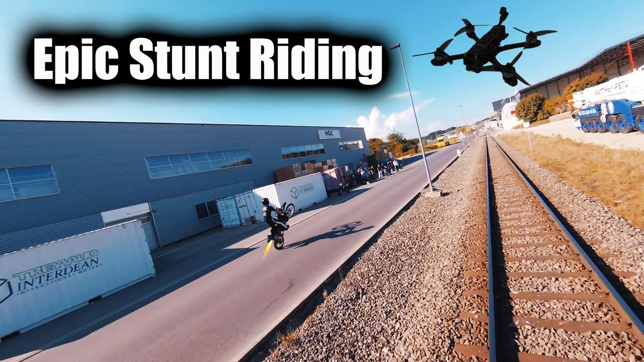 Epic Moto Stunts filmed with Drone FPV