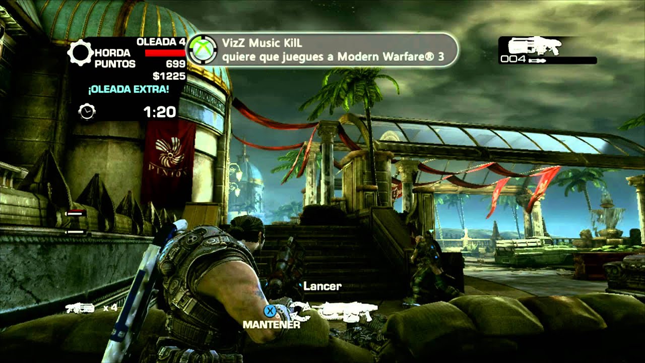 Gears Of War 3 - Jugando Horda online xbox 360 (Parte 1) Por Galox