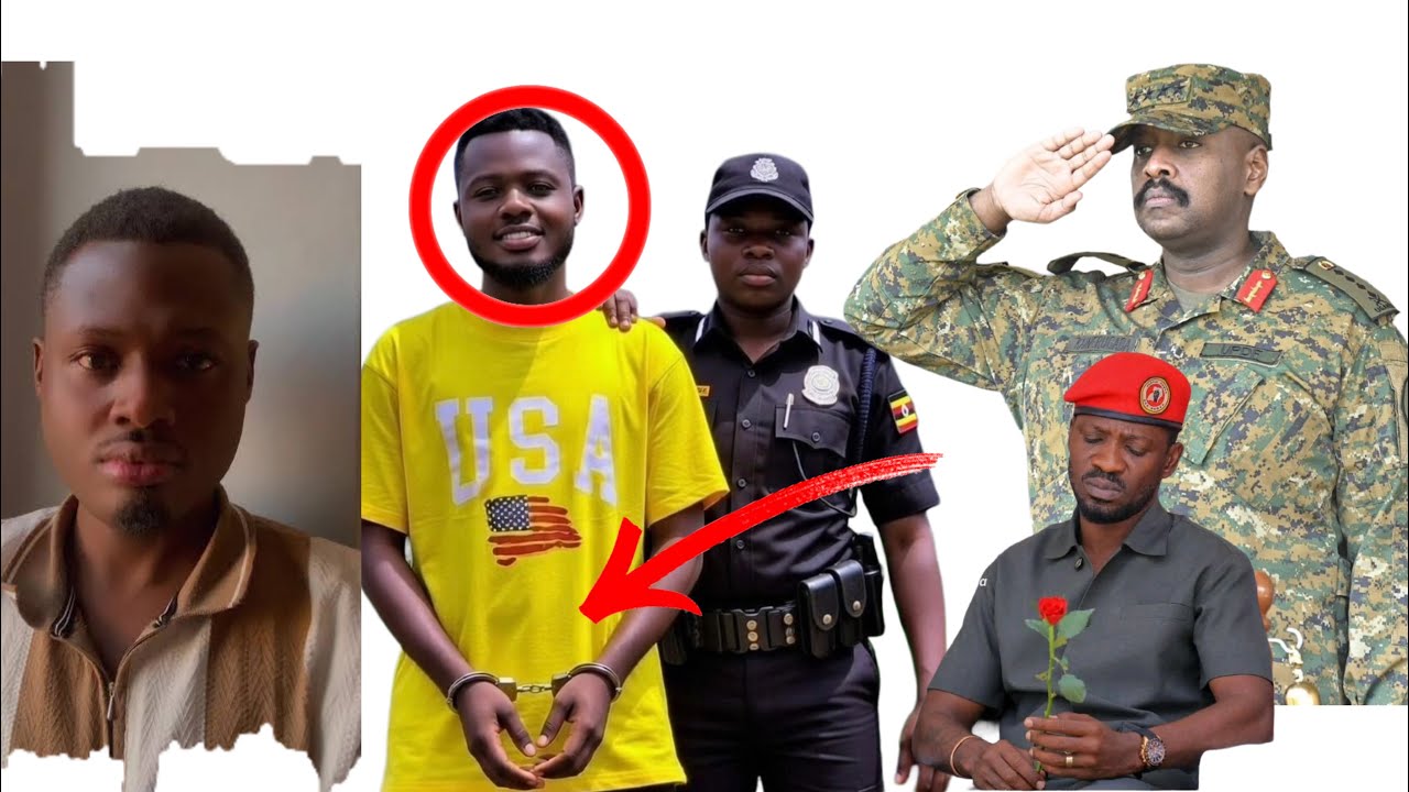Ebipya ku Pressure 24/7 he has been arrested by police in jinja road after abusing Muhoozi and Bobi 