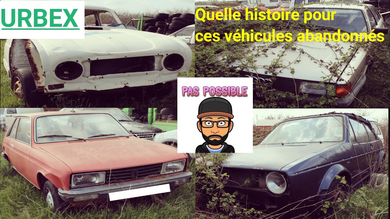 Urbex - Je trouve des voitures des années 80 et 90 abandonnées
