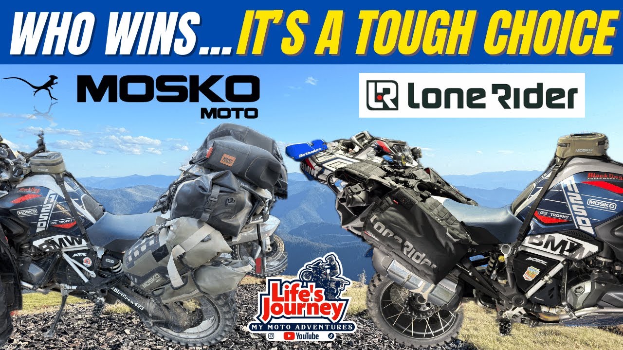 Mosko Moto против Lone Rider Rackless System