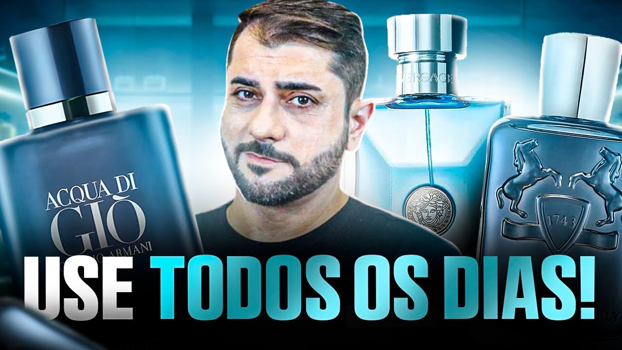 Os MELHORES Perfumes Azuis para Usar Todo Dia