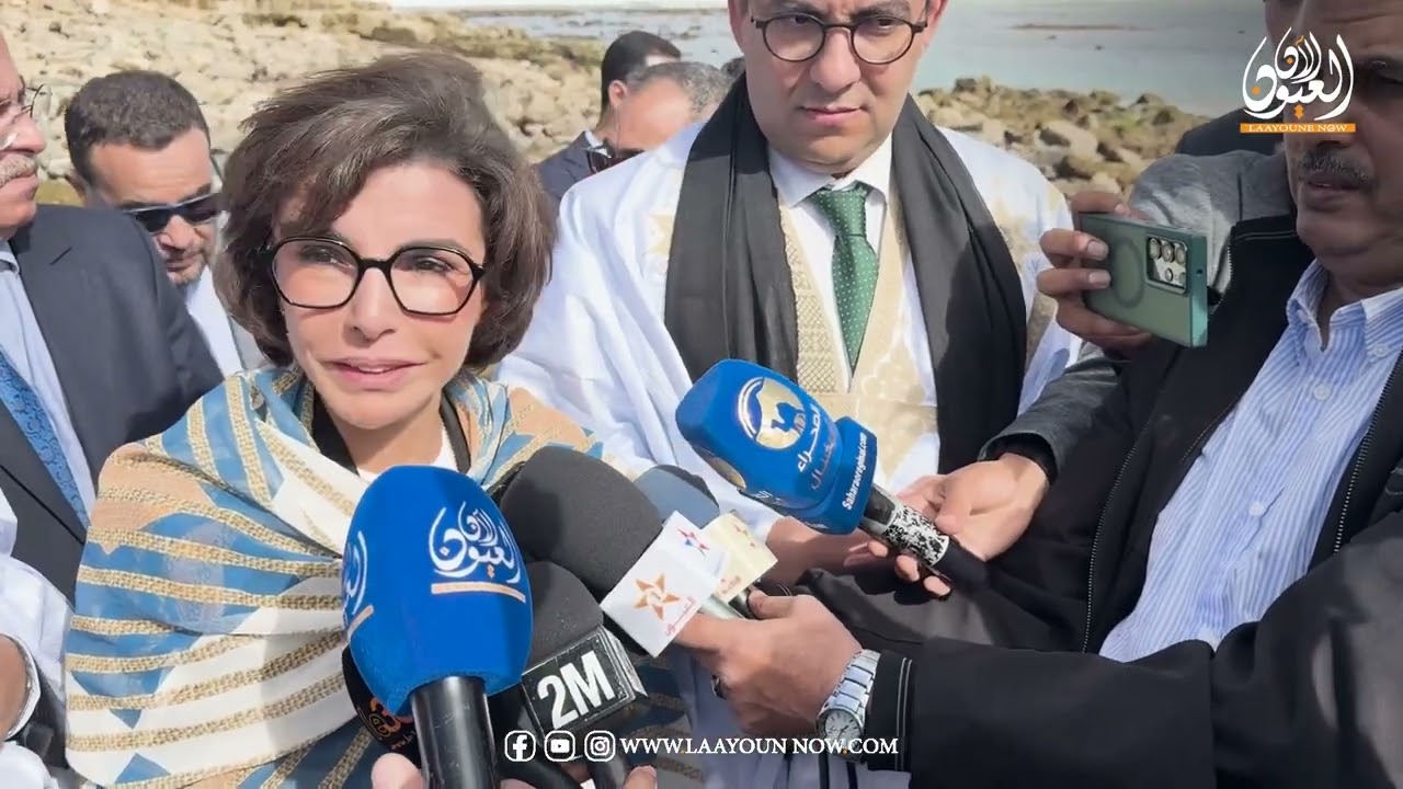Roportage réalisé par LAAYOUNENOW sur la visite historique  de la ministre de culture française 🇲🇫🇲🇦
