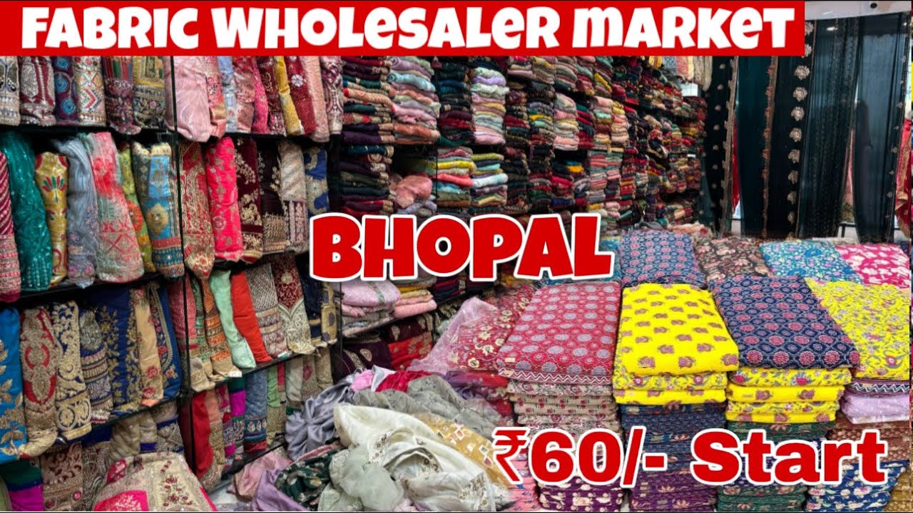 Important Rtant Fabric Wholesale  Market in Bhopal, Heavy Boutique Fabric in Bhopal