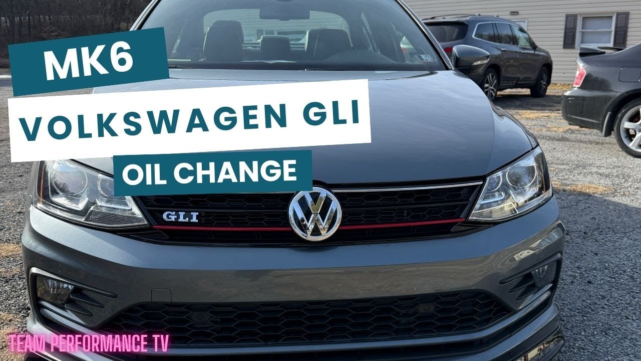 HOW TO DO AN OIL CHANGE ON A MK6 VOLKSWAGEN JETTA GLI