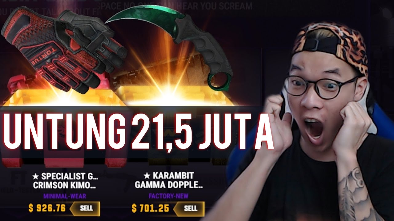 UNTUNG 21,5 JUTA RUPIAH | CS GO Case Opening Indonesia
