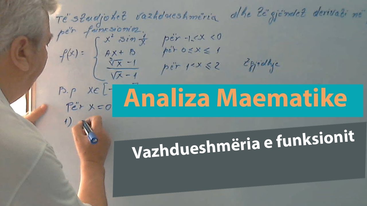 Ushtrime nga Analiza Matematike për shkollën e lartë   / Vazhdueshmëria e funksionit