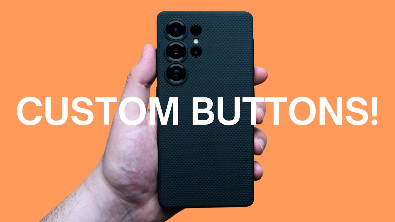 NO OTHER CASE HAS THIS!! - Pitaka PinButton for Galaxy S25 Ultra!