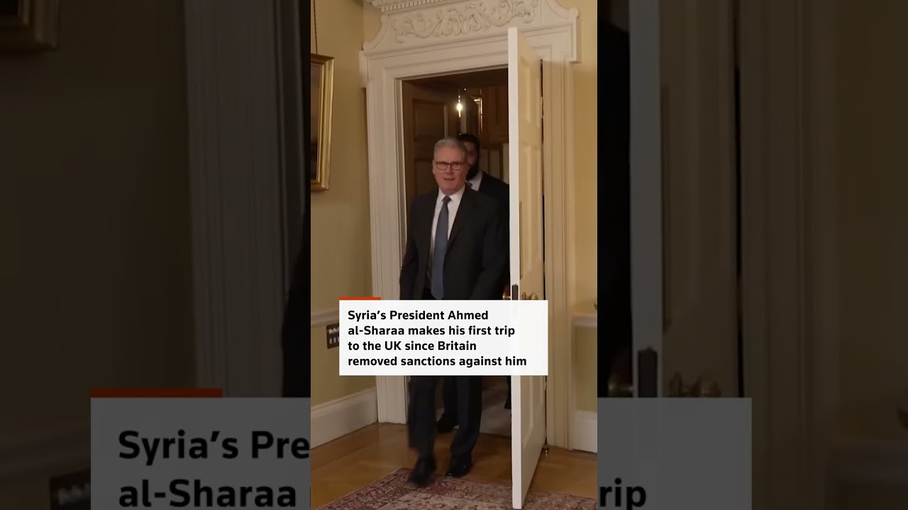 UK's Starmer meets Syrian President al-Sharaa at Downing Street