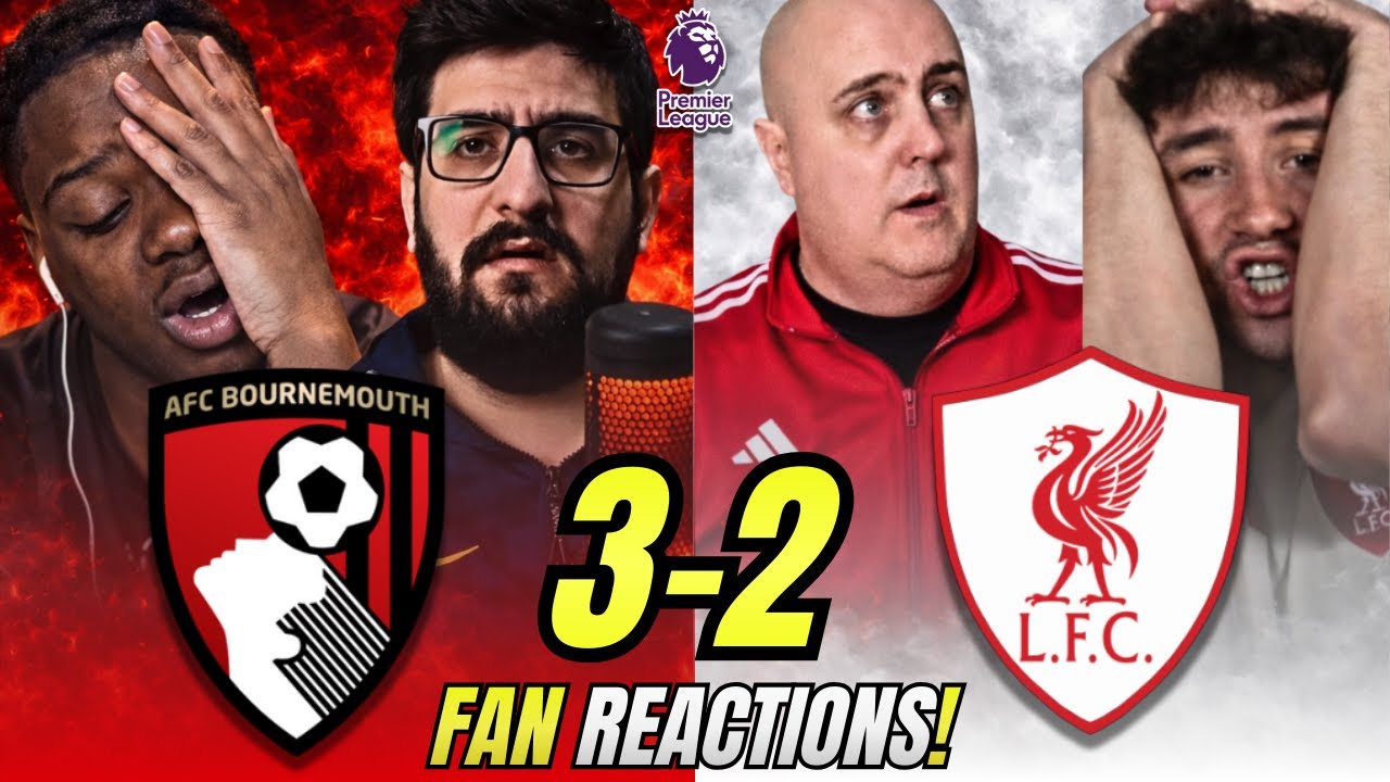 Liverpool fans DISGUSTED reactions to Bournemouth 3-2 Liverpool! Premier League Fan Reactions