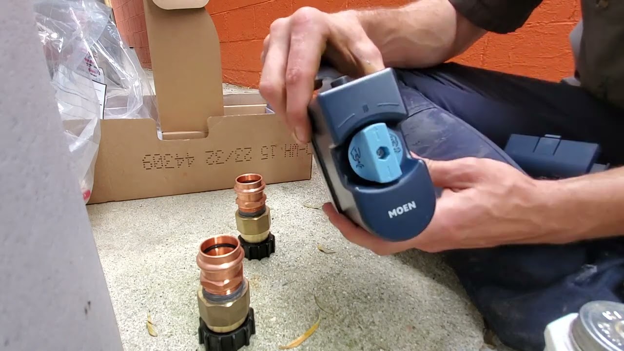 Installing a 1" Moen Flo Smart Water Monitor