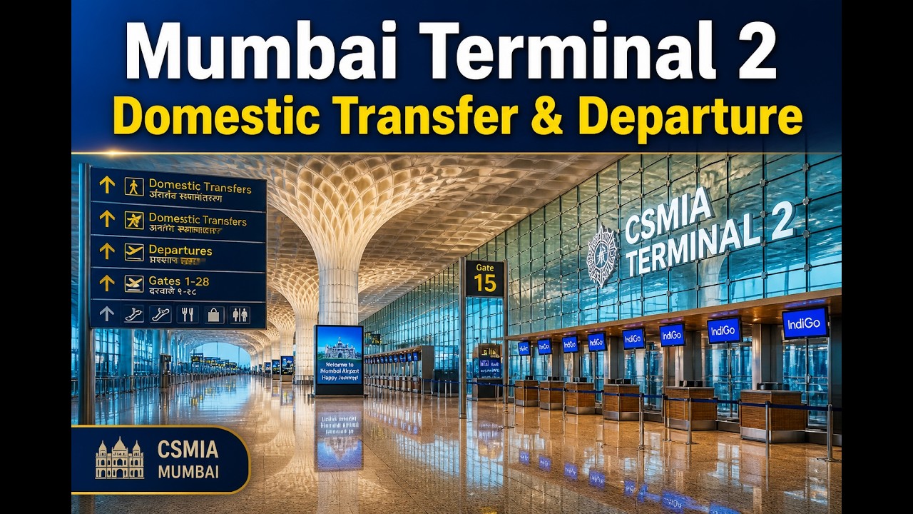 CSMIA T2 domestic transfer and departure | Mumbai Terminal 2 Departure