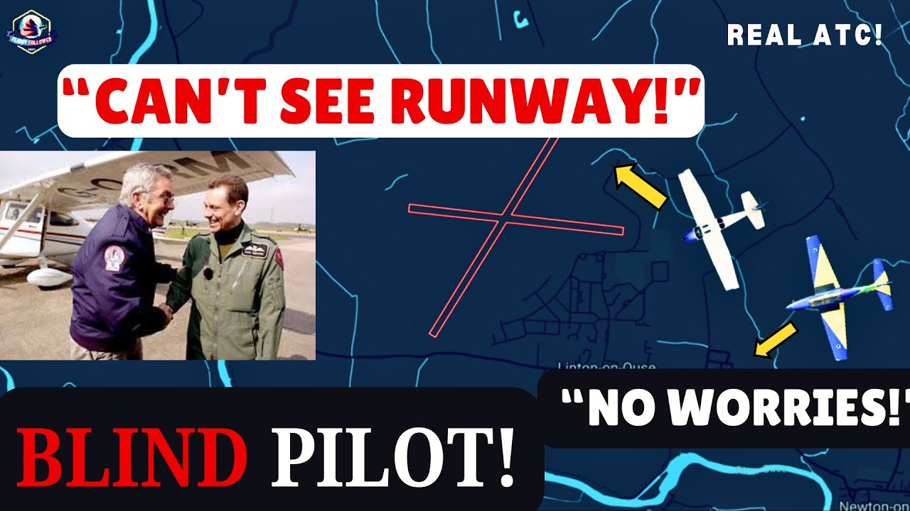 LOST & BLIND Pilot! RAF scrambles to rescue #atc