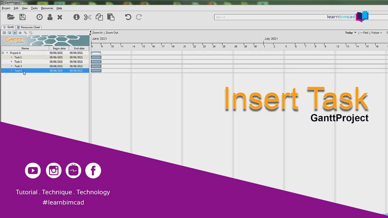 GanttProject - Insert Task (Malaysia)