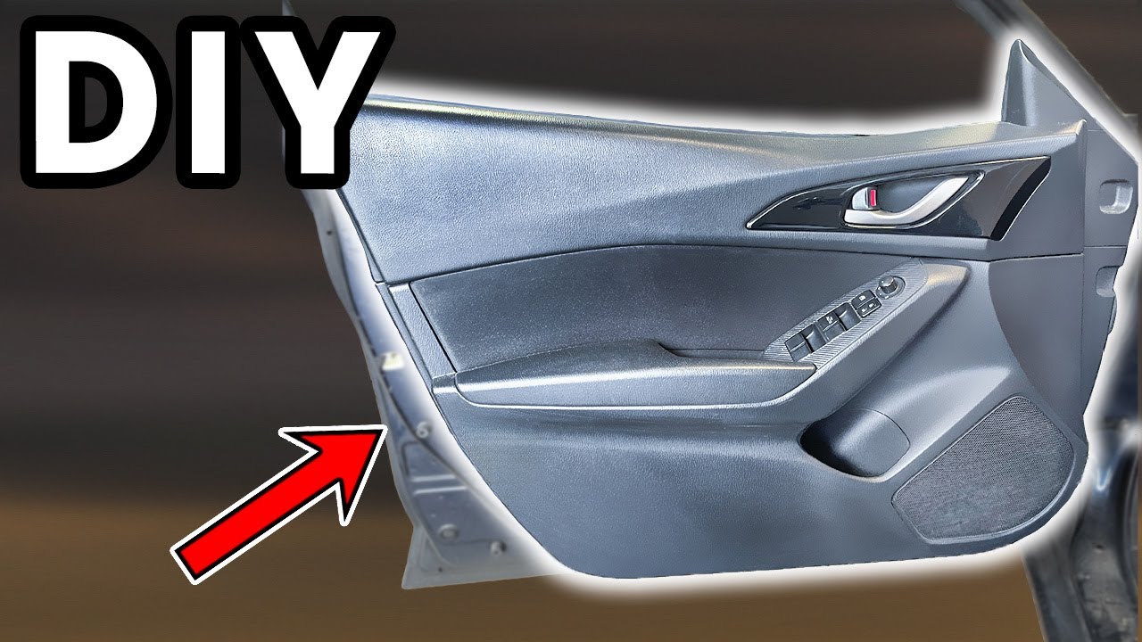 DIY 2014-2018 Mazda 3 Front Door Panel Removal | How To Remove Mazda 3 Door Panels
