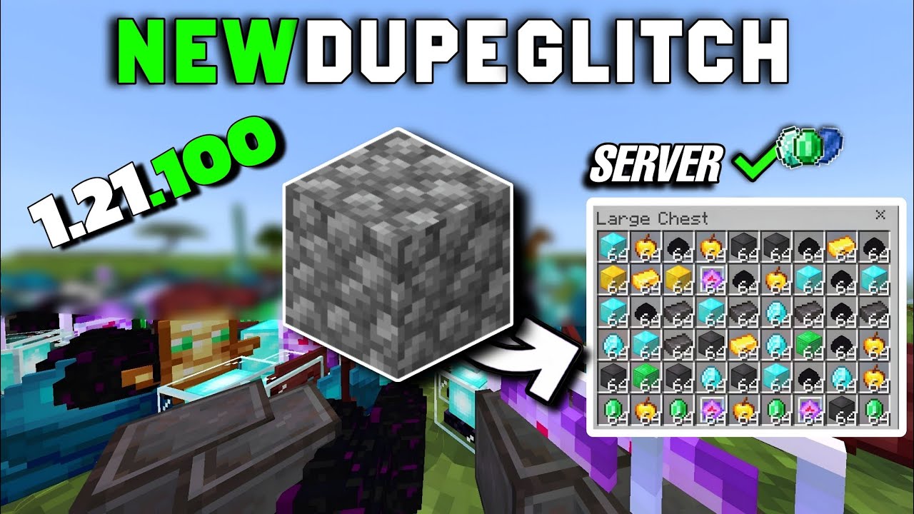 Minecraft NEW DUPLICATION Glitch in Bedrock Edition 1.21+ (MCPE/BEDROCK)