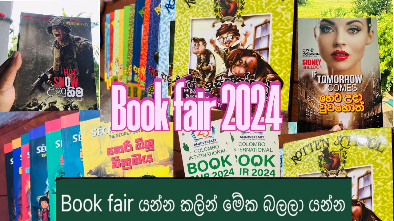Book fair ගිහින් discounts එක්ක පොත් ගන්න | Book fair | BMICH @Meesha__