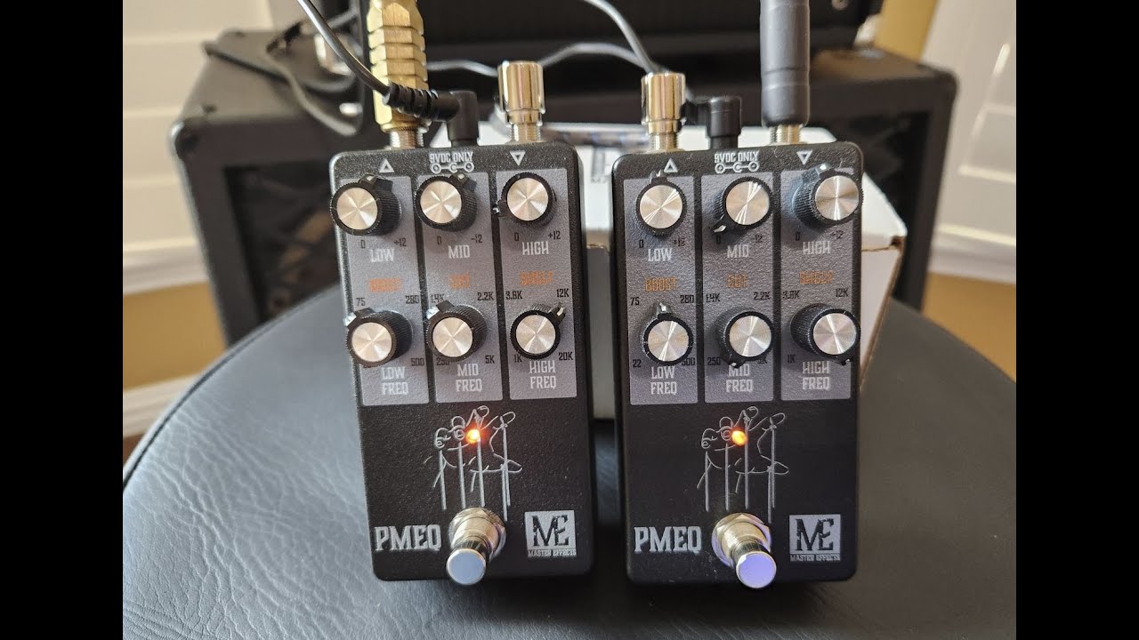 What's better than 1 Master Effects PMEQ pedal? 2 PMEQ pedals!!!