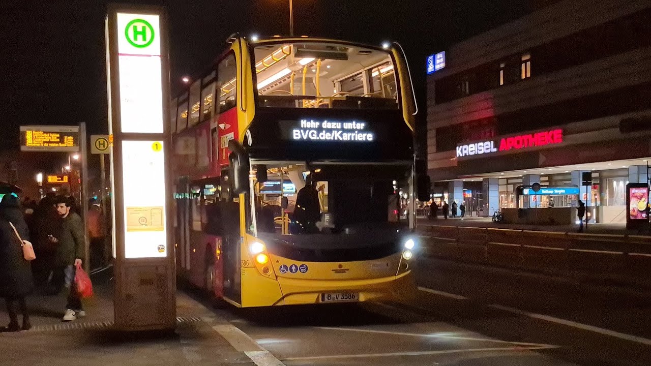 Bus Berlin | Aussetzermitfahrt im M85 von U Stadtmitte bis U Rathaus Steglitz im ADL DL 21 3586