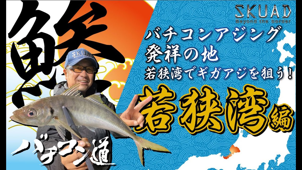 【バチコン道　若狭湾編】【バチコンアジング】【レジットデザイン】【スクアド】【アジング】
