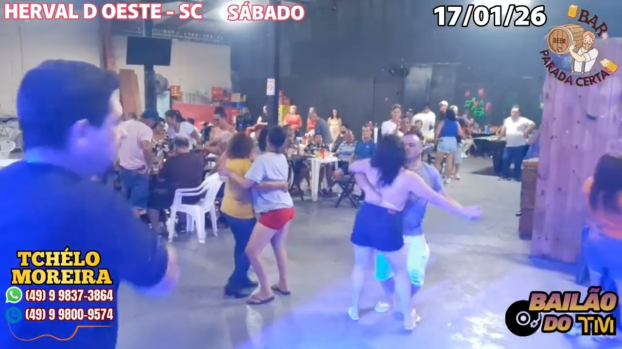 CORAÇÃO DE PEDRA TM NO BAILÃO TCHÉLO MOREIRA BAR PARADA CERTA HERVAL D OESTE SC 17 01 26