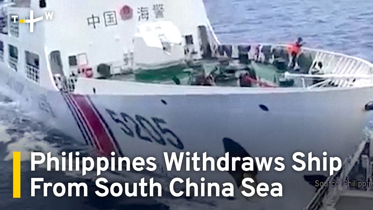 Philippines Withdraws Key Ship From Sabina Shoal in South China Sea｜TaiwanPlus News