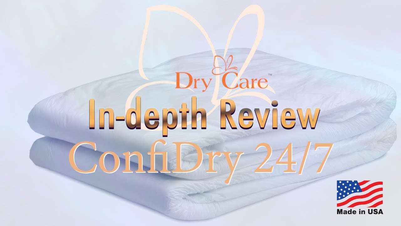 Dry Care®  ConfiDry™  24/7 Adult Diaper  IN-Depth Review #incontinence #adultdiaper