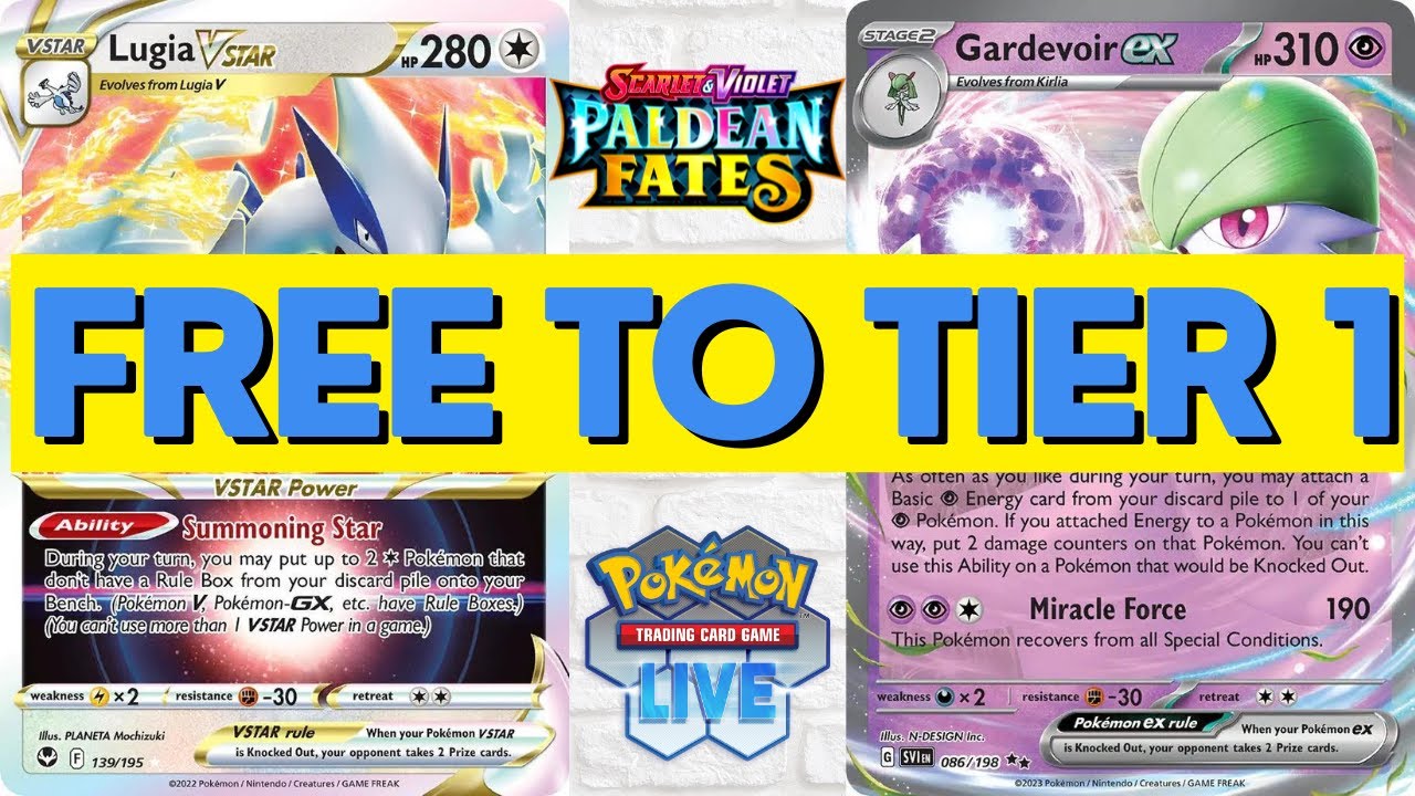 Upgrading the Free Lugia VStar & Gardevoir ex Decks on PTCGL! [2023 Edition]
