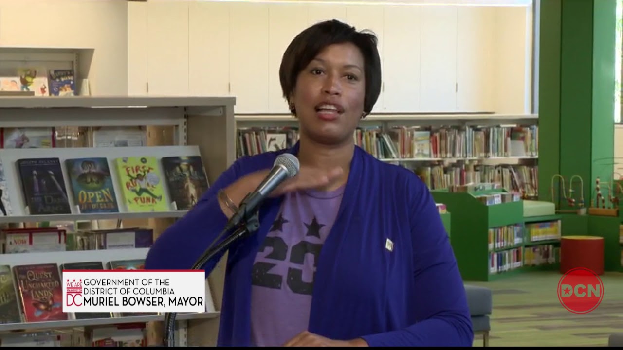 Mayor Bowser Cuts Ribbon on Cleveland Park Library, 6/16/18