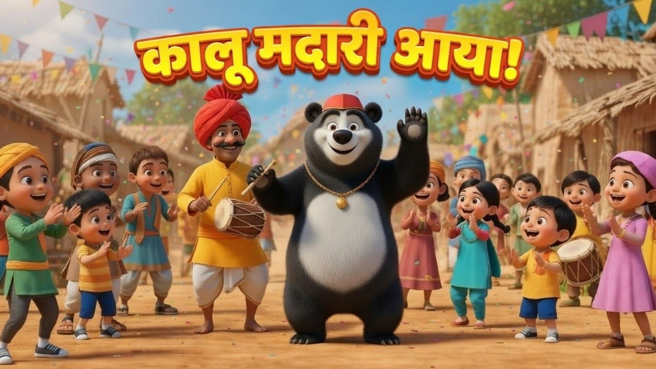 Kalu Madari Aaya |कालू मदारी आया|NurseryRhyme I Hindi Rhyme #KaluMadariAya#NurseryRhymes#HindiRhymes