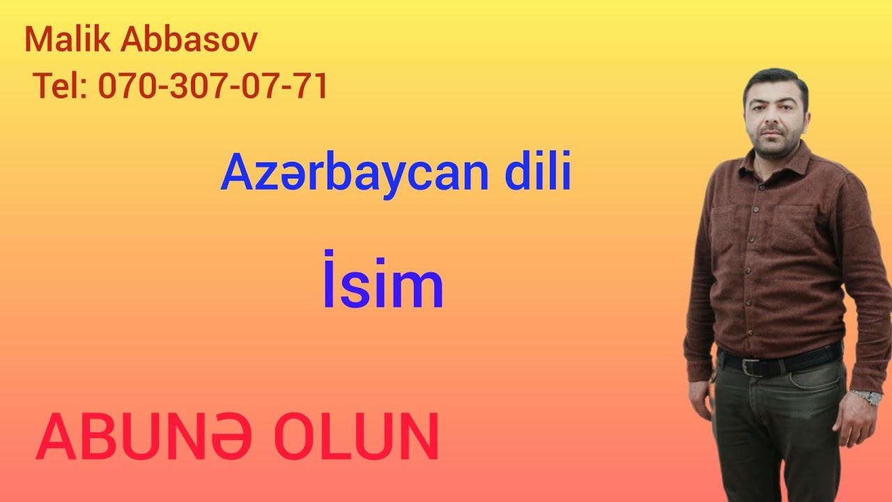 #İsim #Azərbaycan-dili #İsmin_hal_və_mənsubiyyəti #səs_düşməsi #MİQ #Sertifikasiya #Abituriyent #DİM