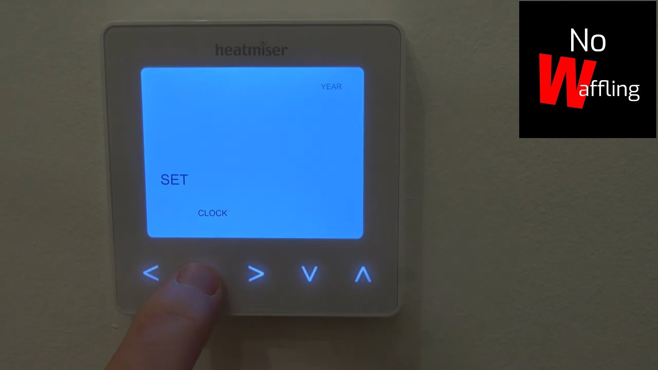 Как изменить время и дату на термостате Heatmiser NEO Stat v2 — руководство для начинающих