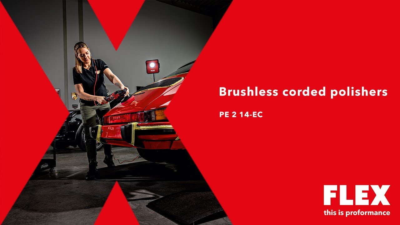 🆕 FLEX PE 2 14-EC | Brushless Rotary Polisher for Heavy Paint Correction