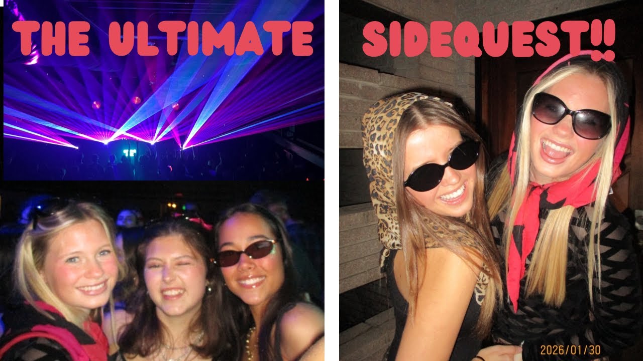 SIDE-QUEST VLOG!! ~ we went to a rave + dancing + Taco Bell