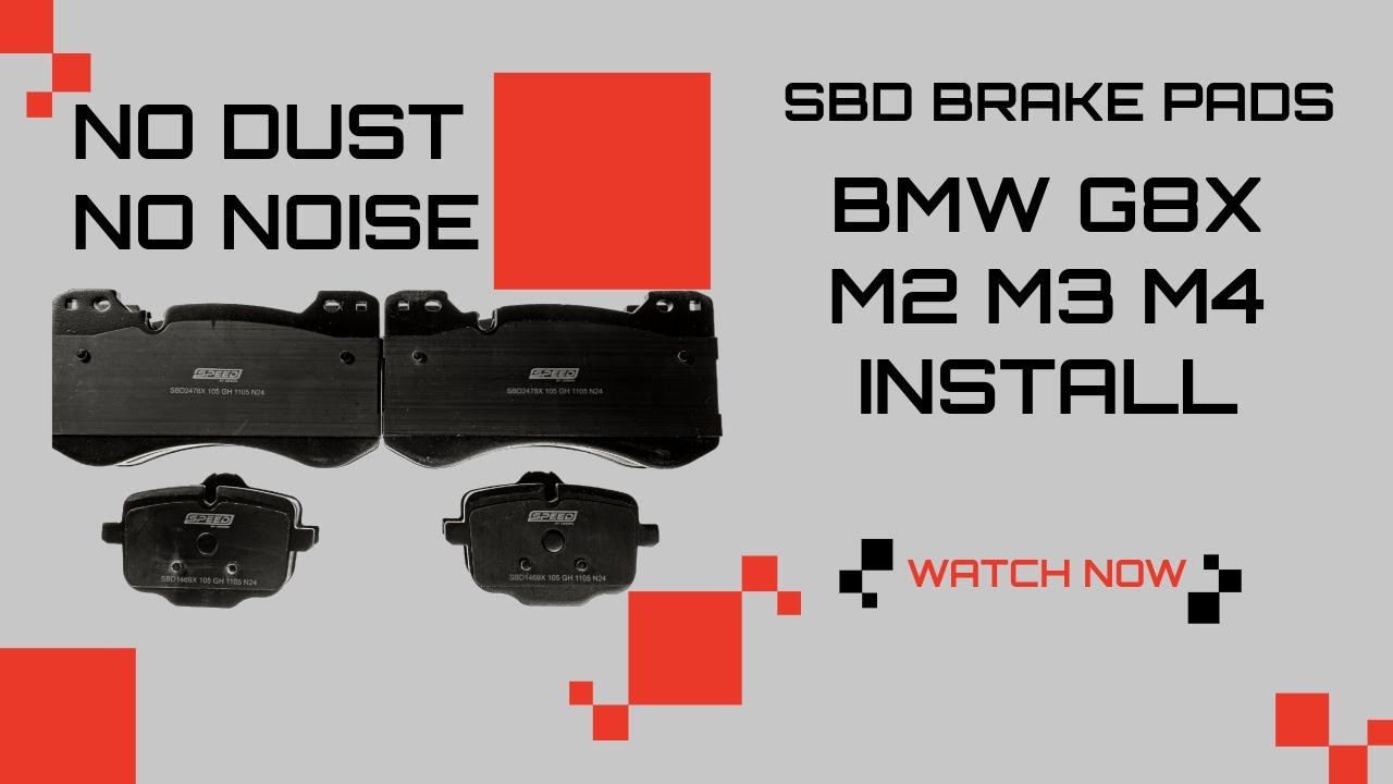 G8X M2 M3 M4 Speed By Design Brake Pads Install Quiet Operation Low Dust \