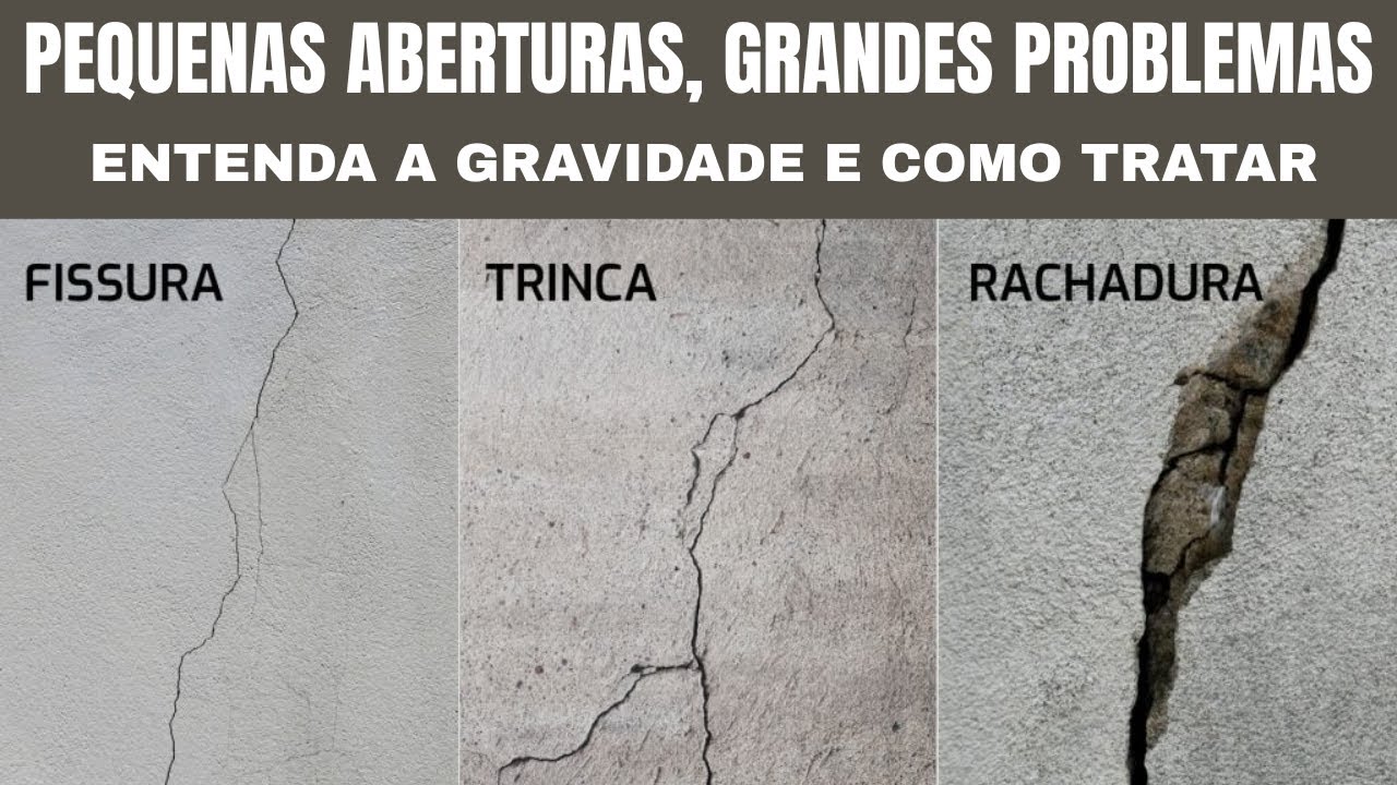 Como Identificar e Tratar Fissuras, Trincas e Rachaduras