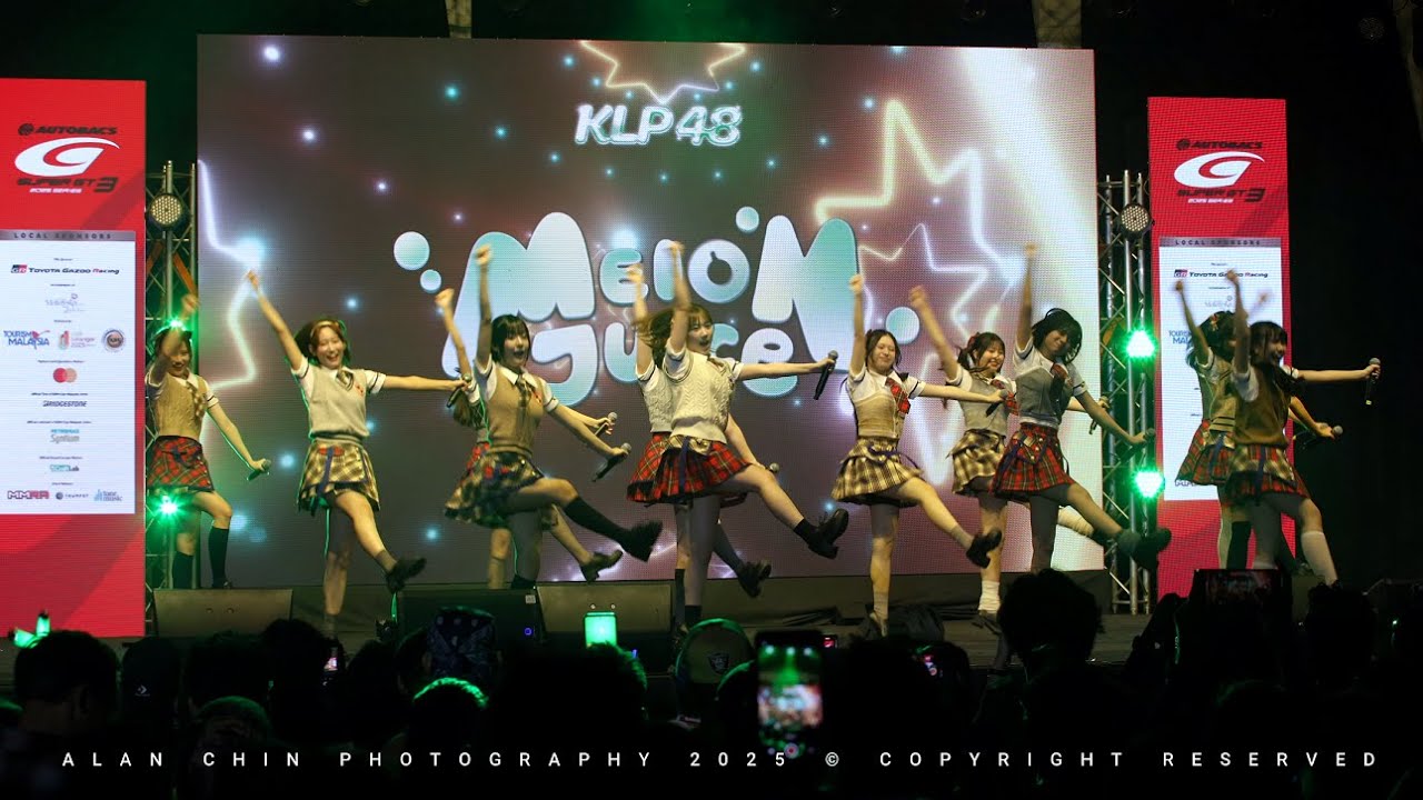 KLP48 at GT Live Concert Autobacs Super GT Malaysia 2025 Rd.3 Sepang International Circuit | 4K UHD