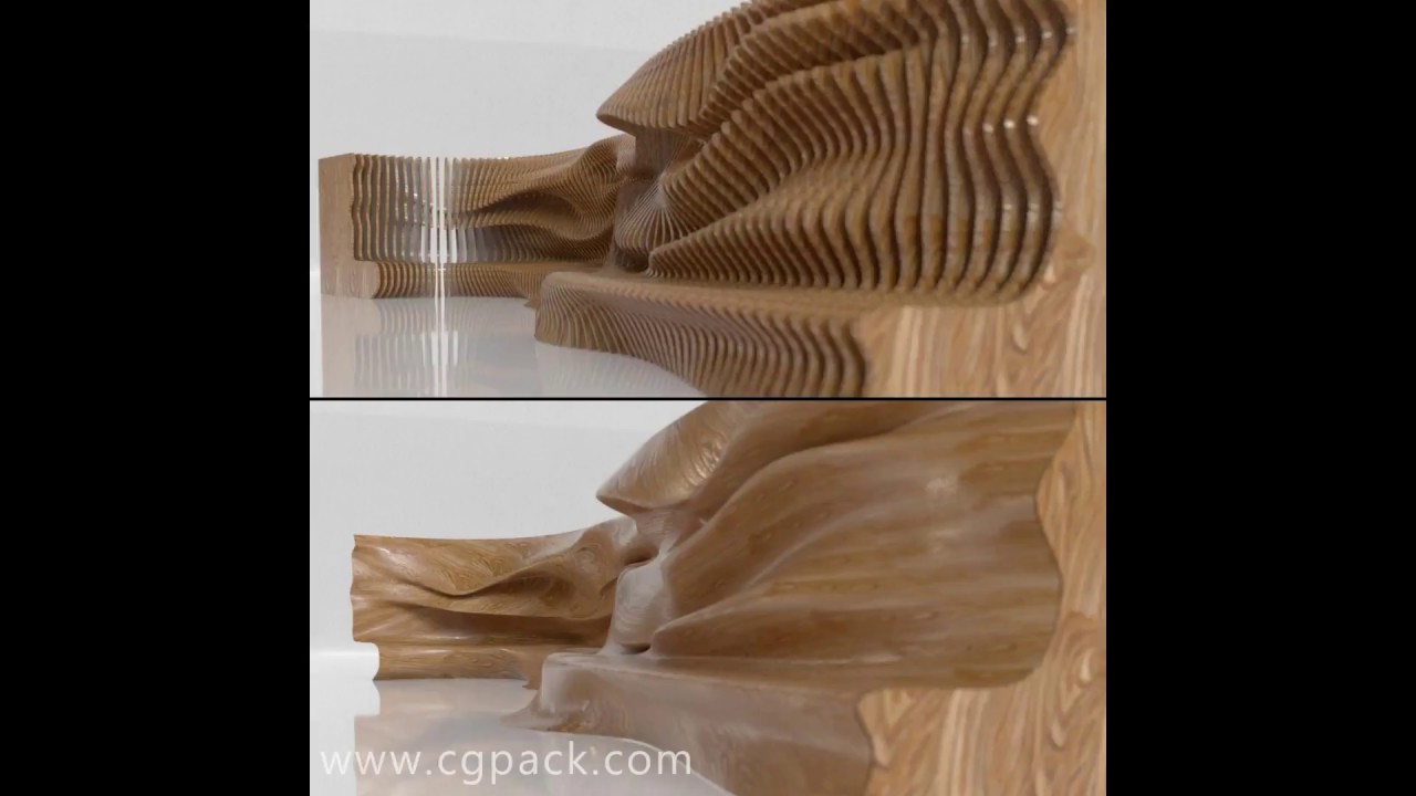 Create Curve Wall in 3ds Max