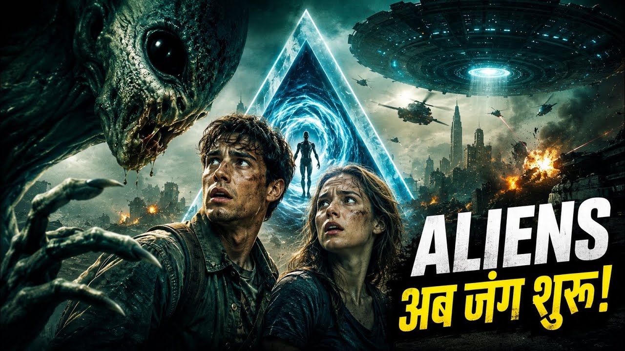 ALIEN INVASION (2023/2024) &ndash; Full Movie Explanation In Hindi | Alien Attack & Sci-Fi Survival