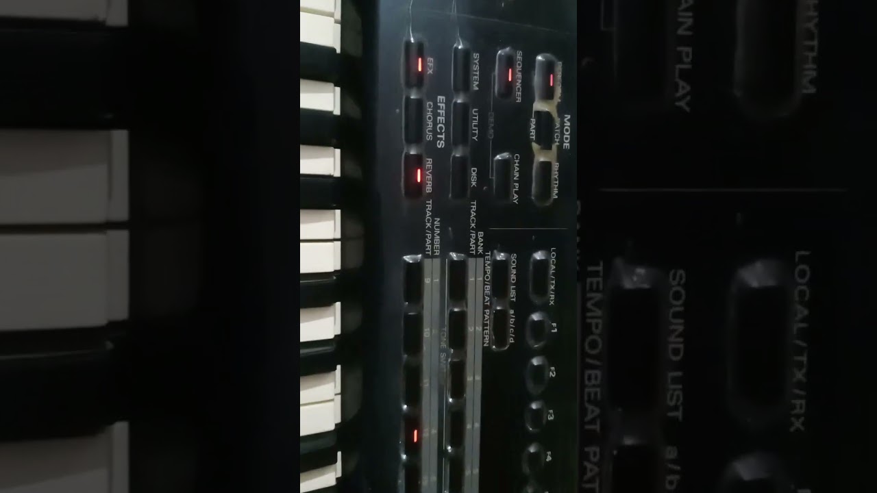Roland xp60 ke Bank f3 bakapp 1to16  Effects