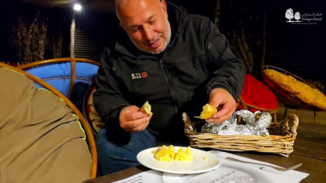 Ancient Lebanese Cooking: Baking Potatoes in Cow Dung  شوي البطاطا بزبل البقر: تقليد لبناني قديم